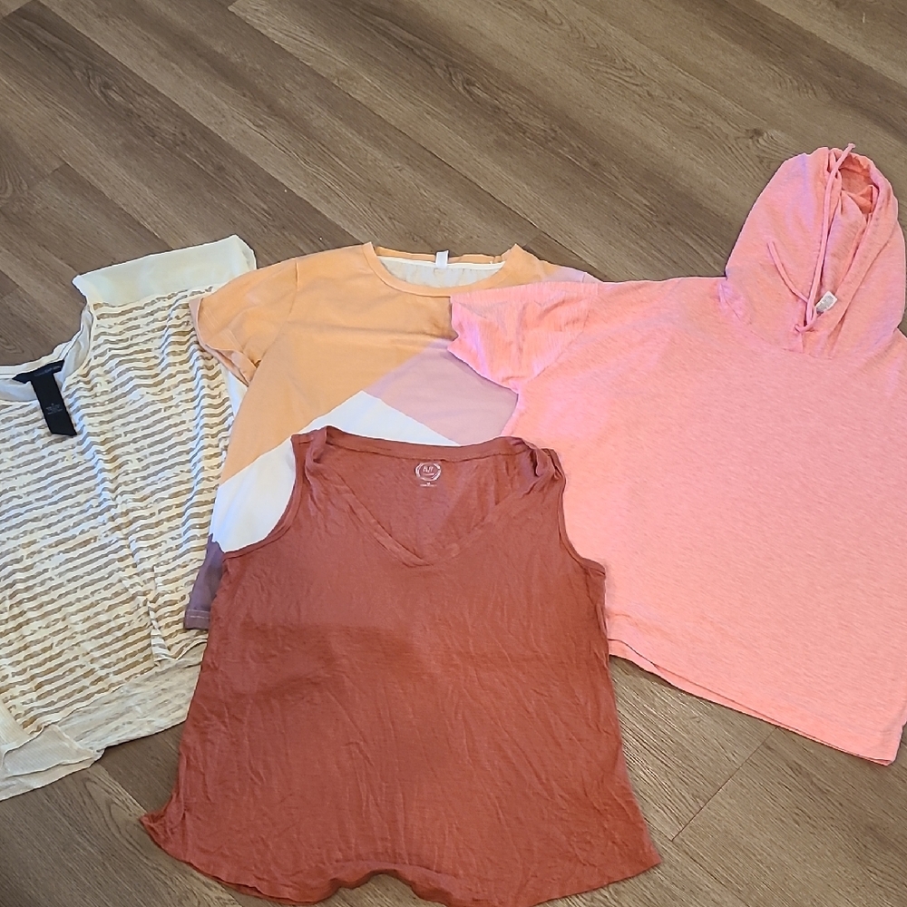Assorted Women's Tops in Pink and Orange
